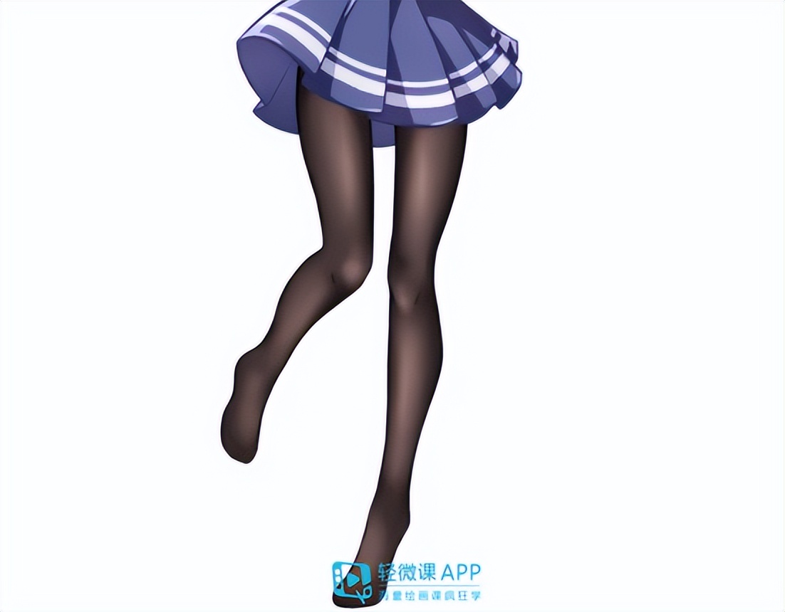 少女絲襪怎么畫？漫畫絲襪畫法