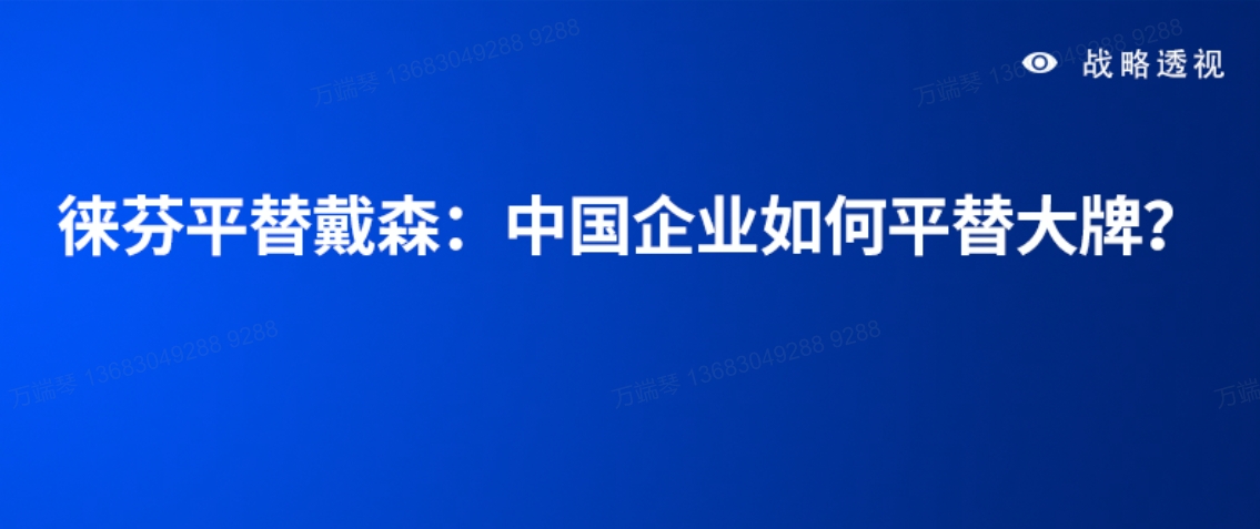 【品牌战略定位】徕芬平替戴森：中国企业如何平替大牌？