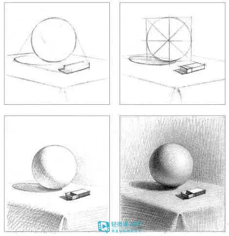 不会画素描？素描快速入门教程