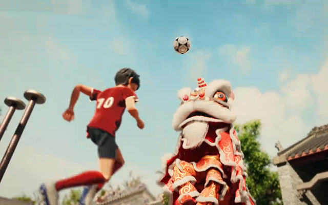 中国移动咪咕动画《传球即传承》：足球遇上非遗文化
