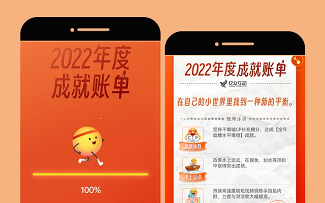 亿众互动H5：2022必达成的66个年终成就，你占几个？