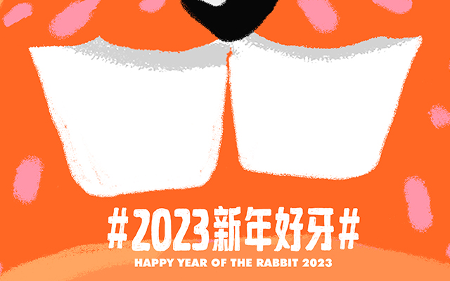 嘿巧了兔年礼袋，祝你2023新年好牙！