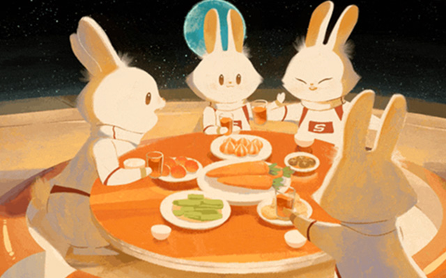 斯凯奇：一群帮助人们在春节团圆的智慧之兔