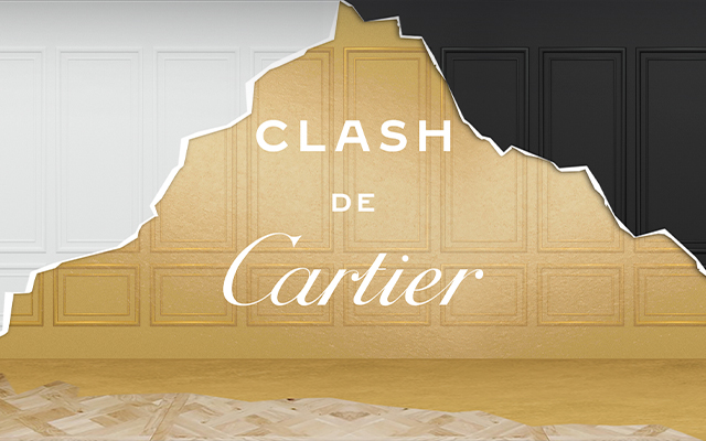 CLASH DE Cartier 开创性的双面直播间