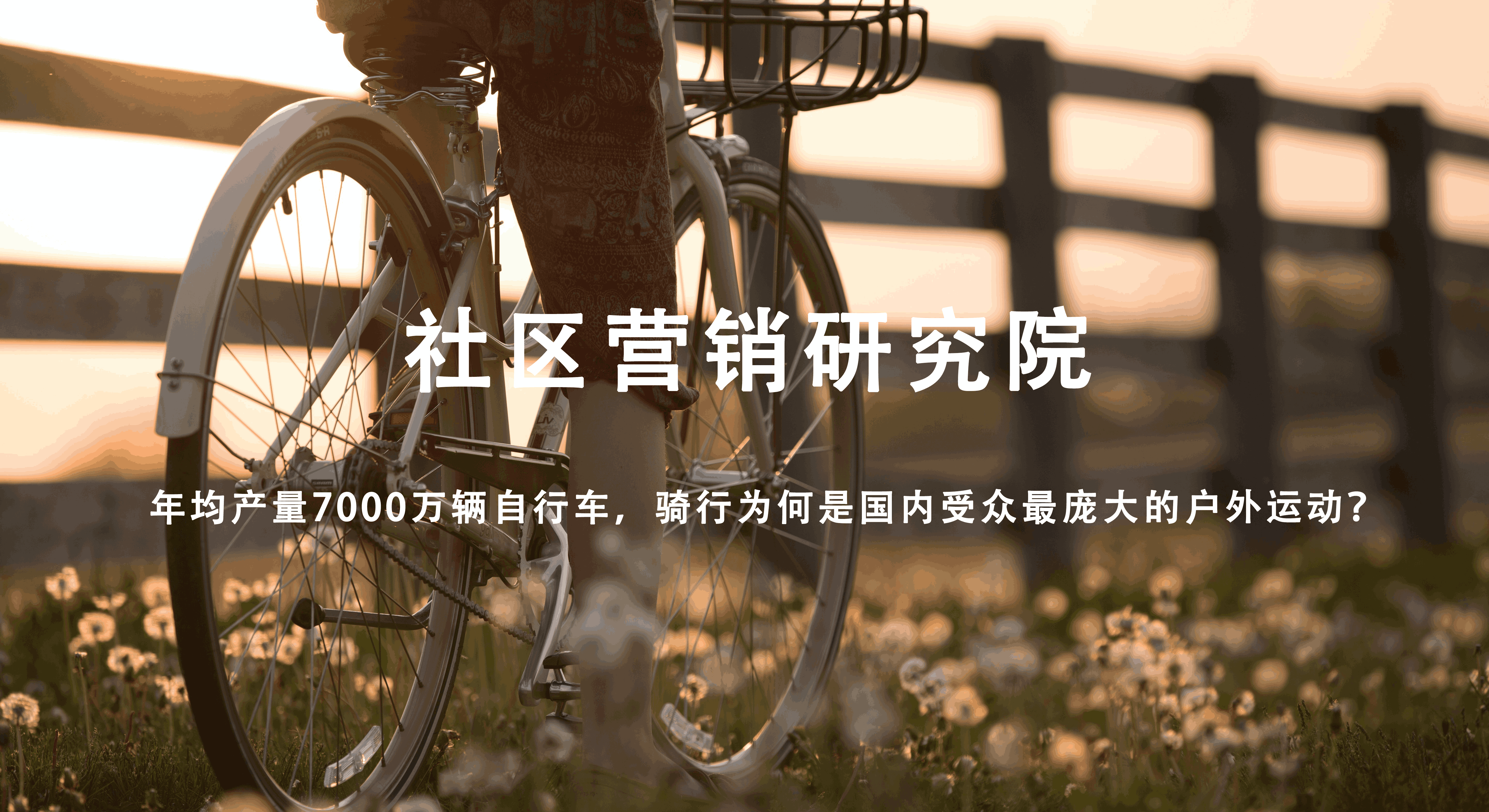 年均产量7000万辆自行车，骑行为何是国内受众最庞大的户外运动？
