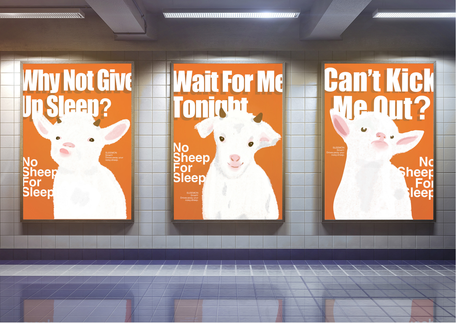 在校习作，Drive away the little sheep —— 喜临门Campaign 