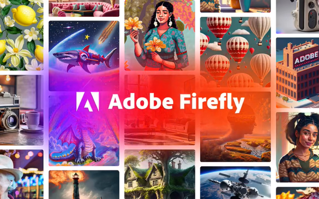 Adobe官方发布人工智能Firefly，让你随手涂鸦成画！