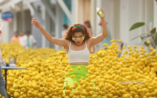 7喜夏日广告：一口沁爽，跌入柠檬海