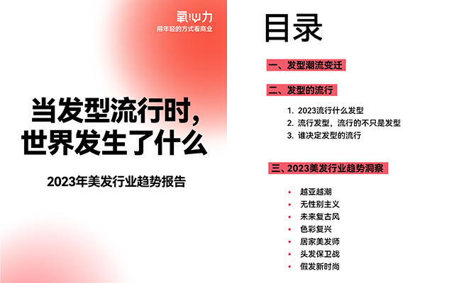 2023年美发行业趋势报告：头发里的商业、社会、文化和艺术