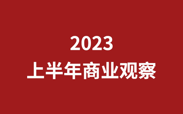 2023上半年商业观察：走向更多不同