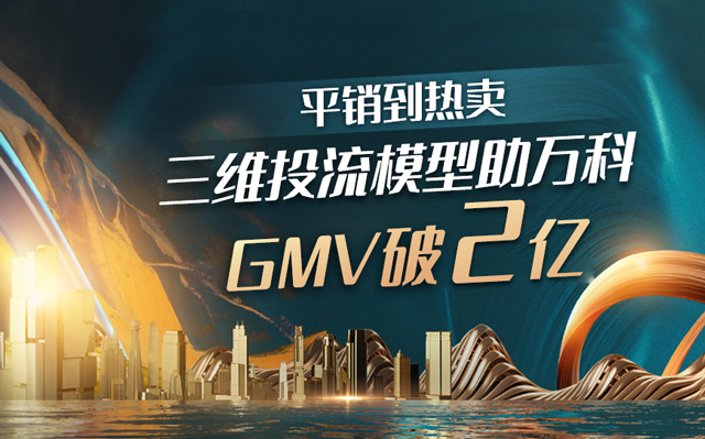 平销到热卖，三维投流模型助万科GMV破2亿