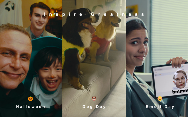 TCL节点狂欢的3支广告：表情包日、狗狗日、万圣节