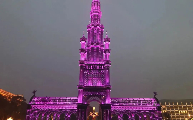 海澜之家的总部大楼,让人误以为走进了欧洲