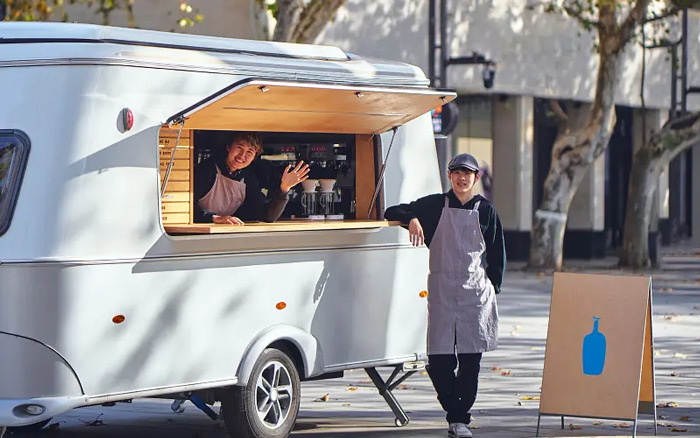 Blue Bottle Coffee：蓝瓶内地首辆咖啡车，就在杭州西子湖畔