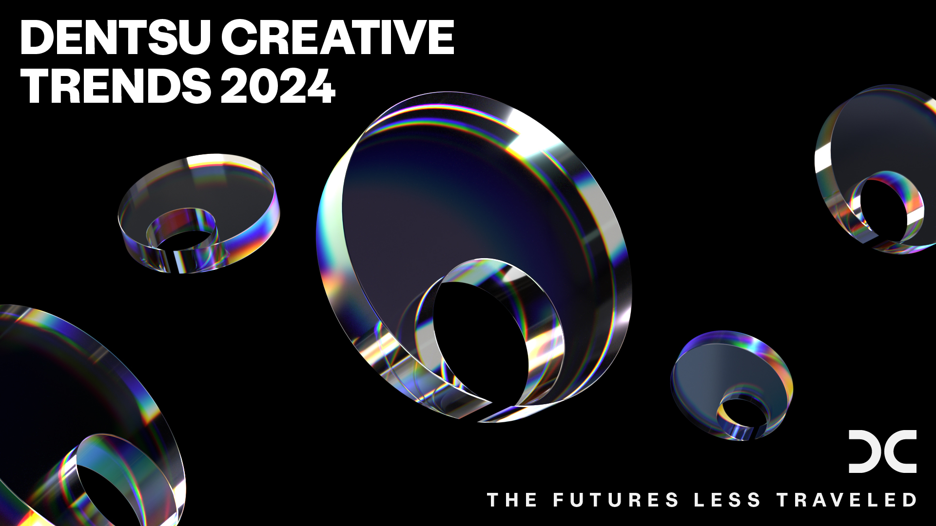 Dentsu Creative Trends Report 2024: The Futures Less Traveled