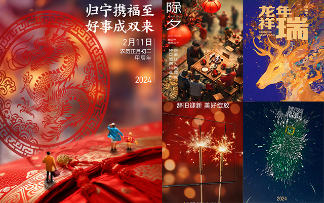 春节海报合集来了,你要的年味都在这里!
