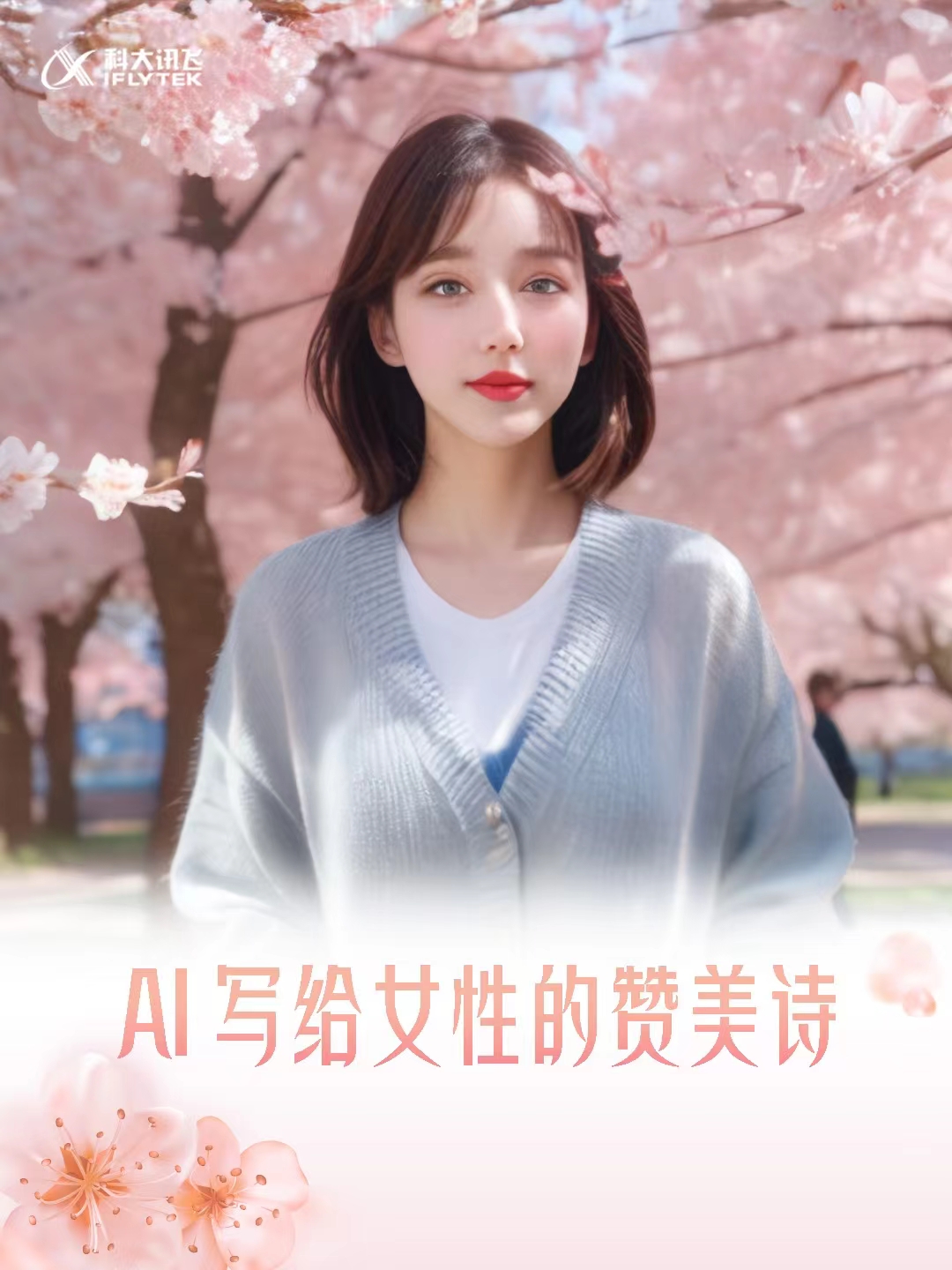 科大讯飞妇女节营销：AI写给女性的散文诗