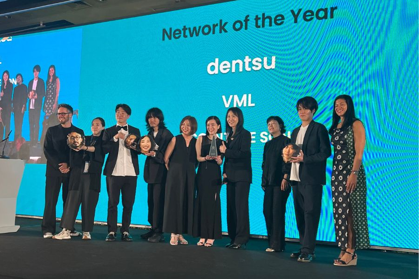 Dentsu crowned Network of the Year at Spikes Asia 2024!