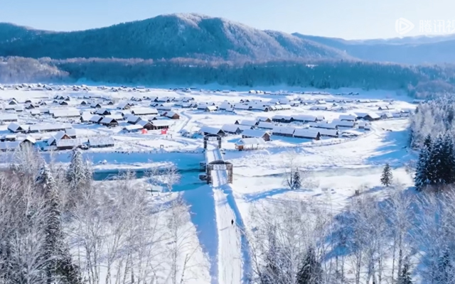 禾木文旅宣传片：躲进雪里过冬天