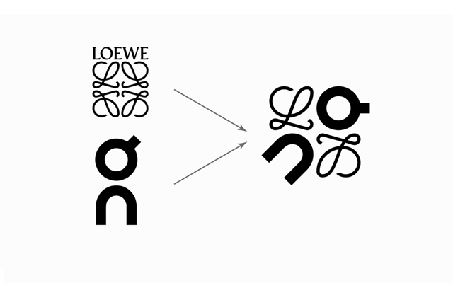 罗意威×昂跑再度合作，联名新Logo打破设计规则