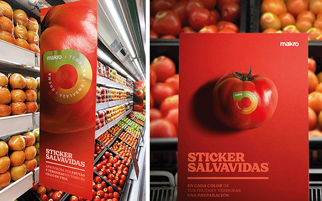 Makro超市：一张贴纸拯救果蔬寿命