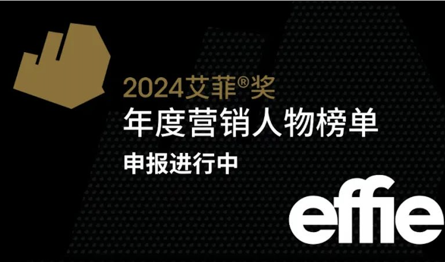 申报进行中｜2024艾菲奖年度营销人物征集