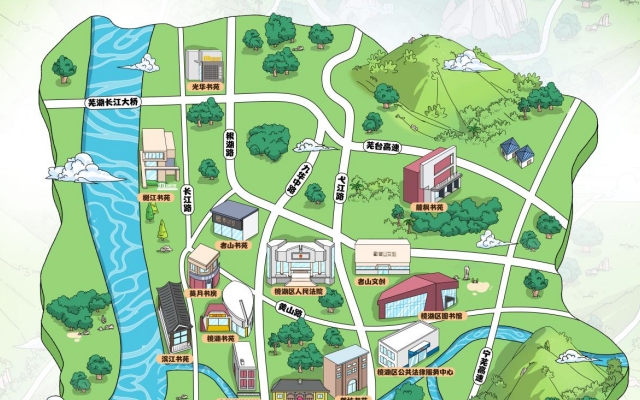 蕪湖市鏡湖區少先隊校外實踐基地地圖