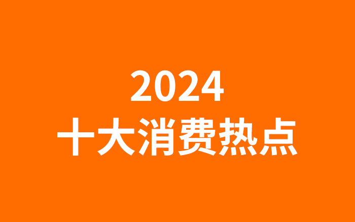 十大消费热点，记载2024