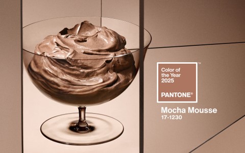 Pantone 2025 年度代表色正式發布：PANTONE 17-1230 Mocha Mousse