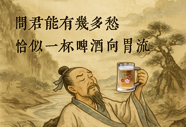 家樂福啤酒廣告：得聽古人言，喝酒在眼前