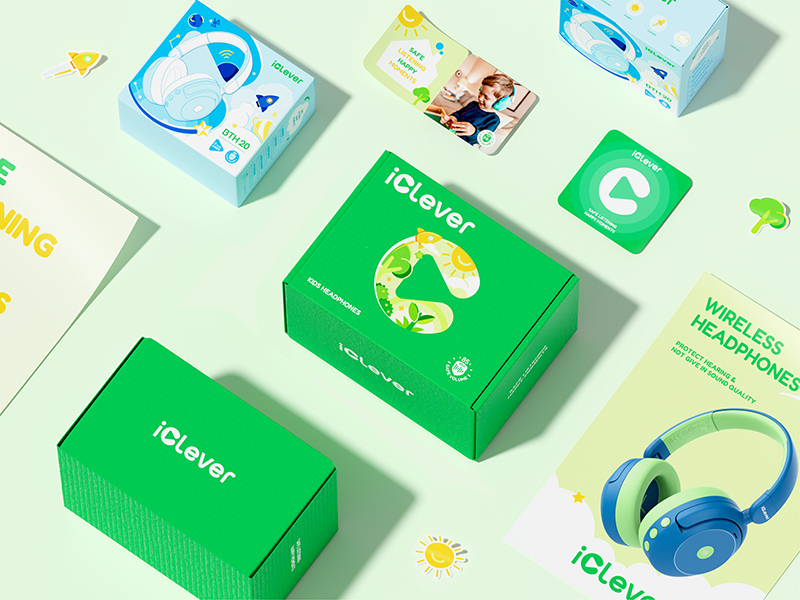 iClever｜海外頭部兒童耳機品牌全案升級