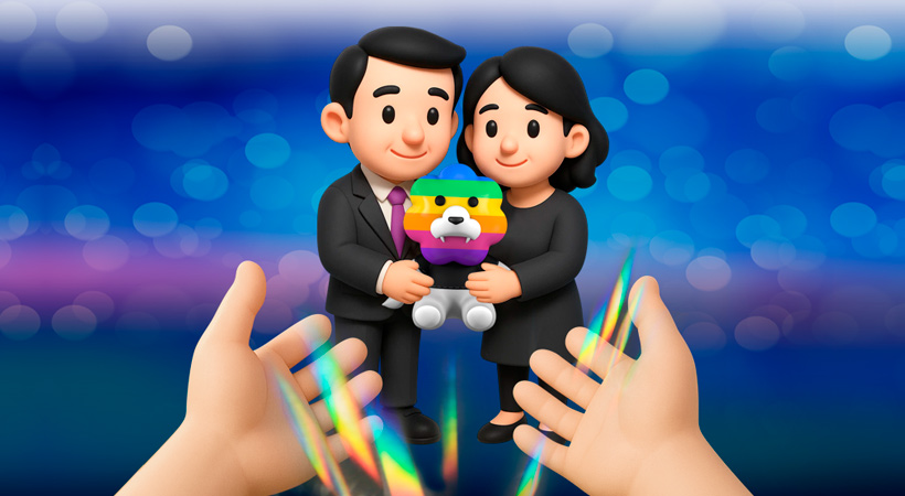 把「希望」設(shè)計(jì)成禮物，獻(xiàn)予風(fēng)雨同舟的堅(jiān)定，彩虹獅花灣毛絨玩具 