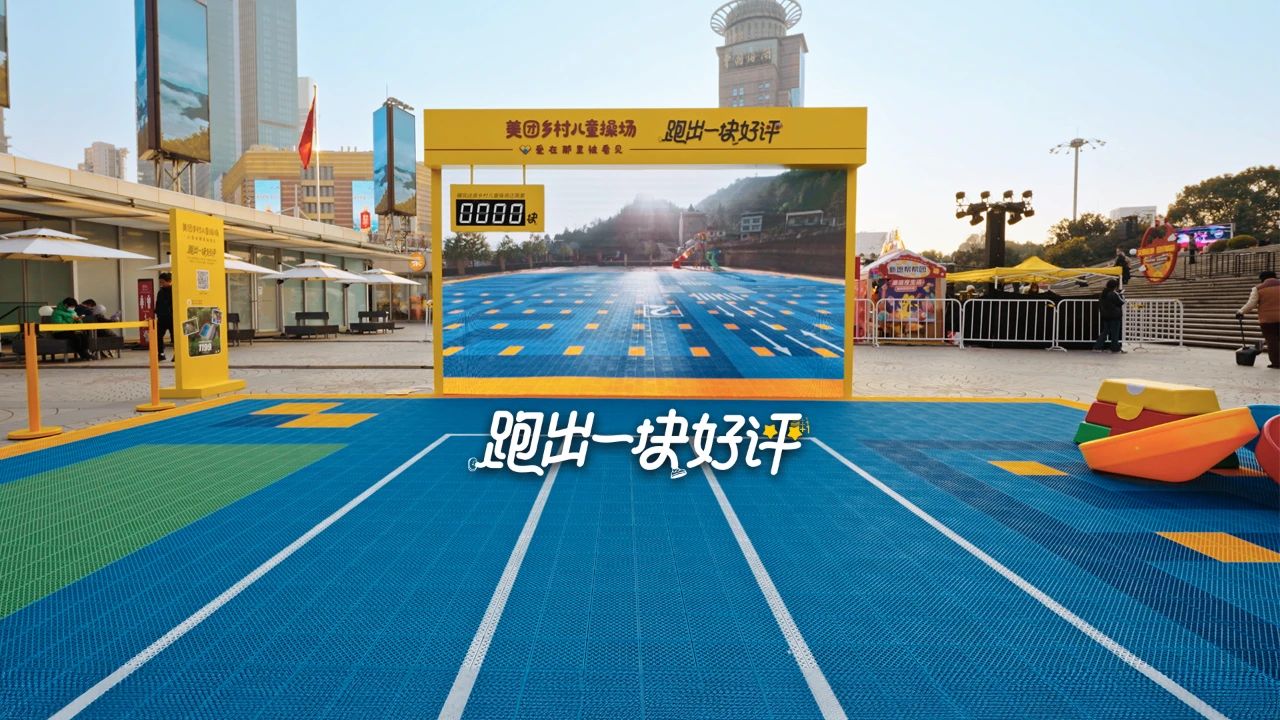 ECI@创新案例 | 美团乡村儿童操场《跑出一块好评》