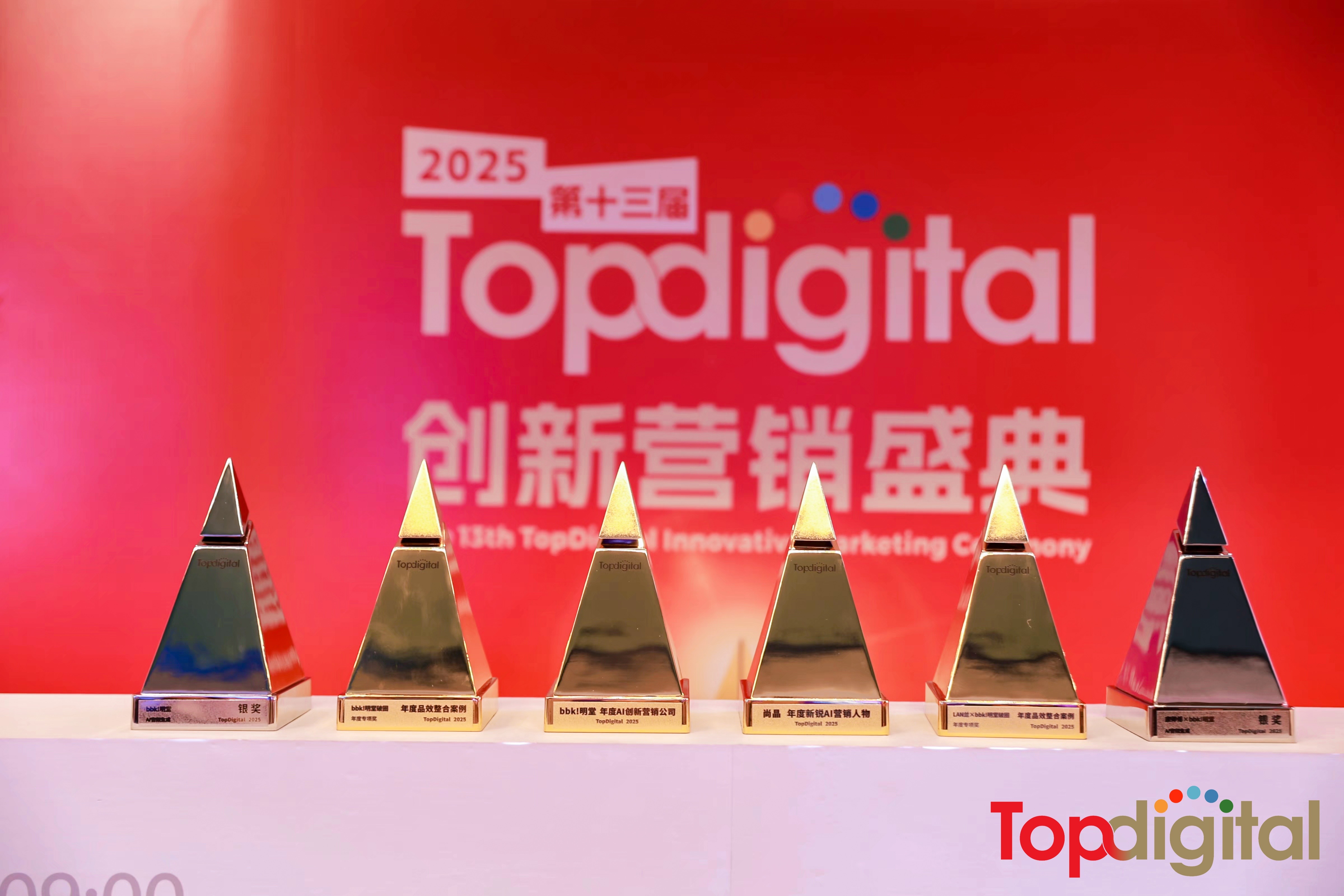 破界生长！bbk!明堂再获TopDigital创新营销奖！