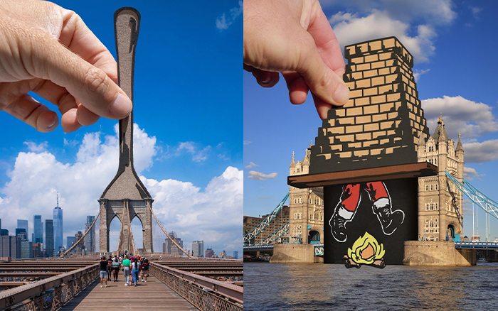 30次创意奇袭！他用剪纸让建筑活起来