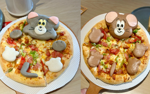 必胜客X《猫和老鼠》的联名披萨，竟然还得自己动手组装？？