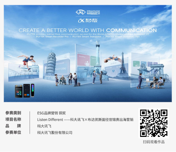 ECI@创新案例 | Listen Different ——科大讯飞×布达佩斯田径世锦赛出海营销