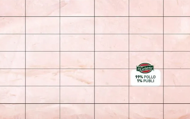 99% 鸡肉+1% LOGO，这广告比成分表还老实！