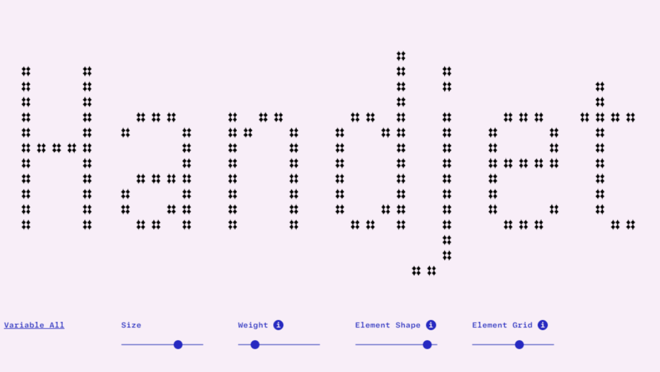 【设计型录】字体推荐 I Handjet