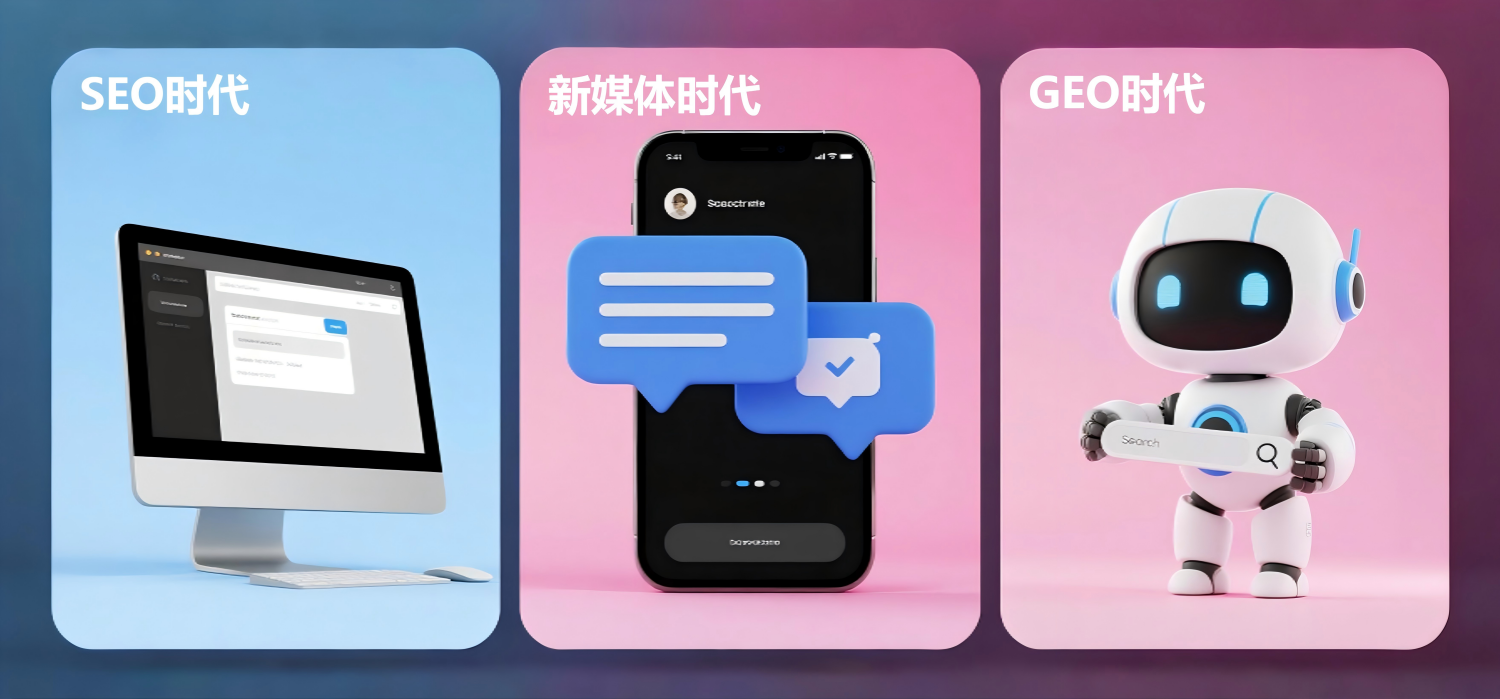 新媒体运营、SEO、GEO之间有何联系？| 一个符号工作室