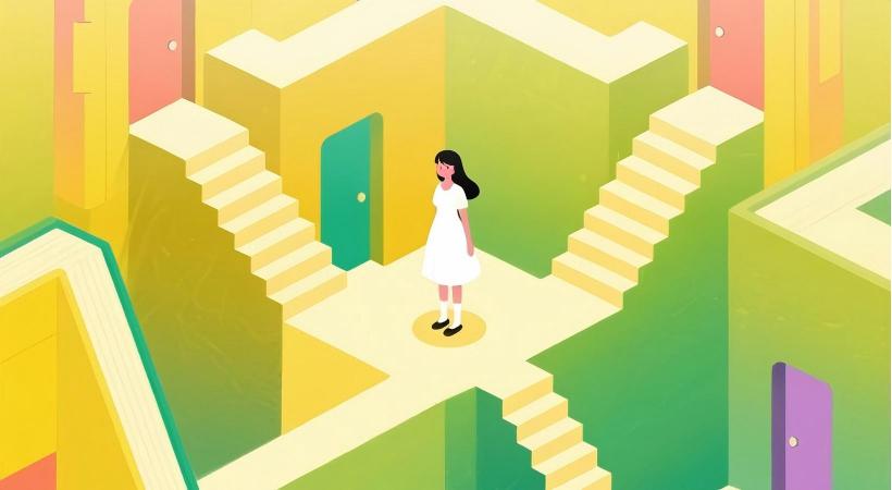 站酷 x 得到「凡墙皆是门」AI视觉作品《思维迷墙》| 一个符号工作室