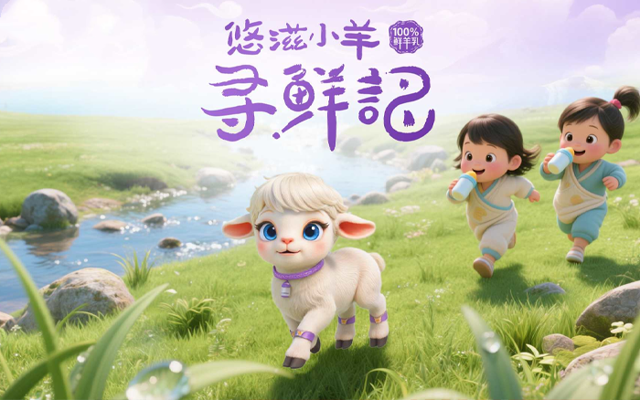 伊利《悠滋小羊?qū)は捎洝罚?0天打造爆款A(yù)I動(dòng)畫短劇