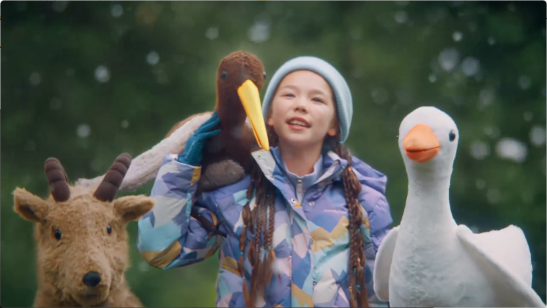 moodytiger：小女孩与手偶动物们，冬日相遇