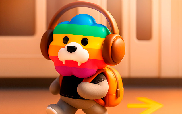 一天旅途：前程奔赴，寻找「希望」的模样，彩虹狮花湾毛绒玩具