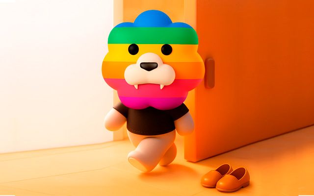 一天旅途：暮色归家，寻找「希望」的模样，彩虹狮花湾毛绒玩具