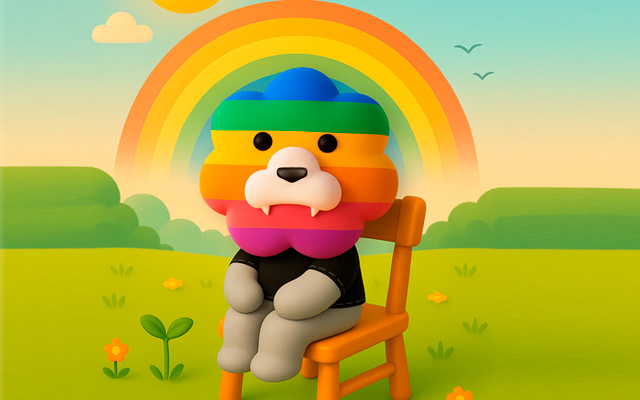 一天旅途：有希望，寻找「希望」的模样，「彩虹狮花湾」毛绒玩具