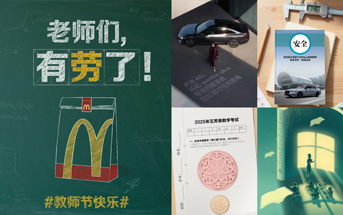 50+教师节海报，感谢的N种方式