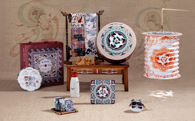 民生银行信用卡中秋礼盒：敦煌美学与现代生活的浪漫对话