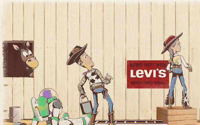 Levi's ×玩具总动员30周年：看动画片的孩子长大啦