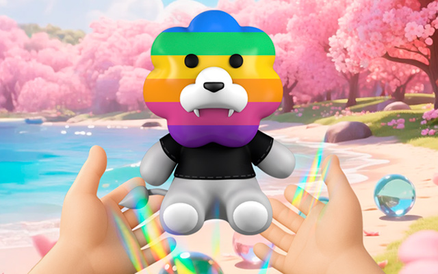 把「希望」设计成「表情」，献予六段「彩色」人生，彩虹狮花湾 A4 系列表情包上线啦！